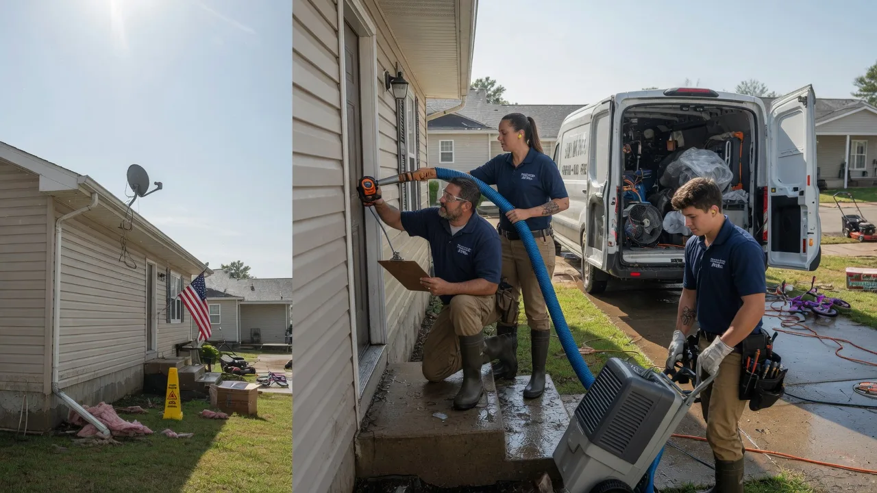 Ceiling Water Damage Restoration in Roundhead, OH near me